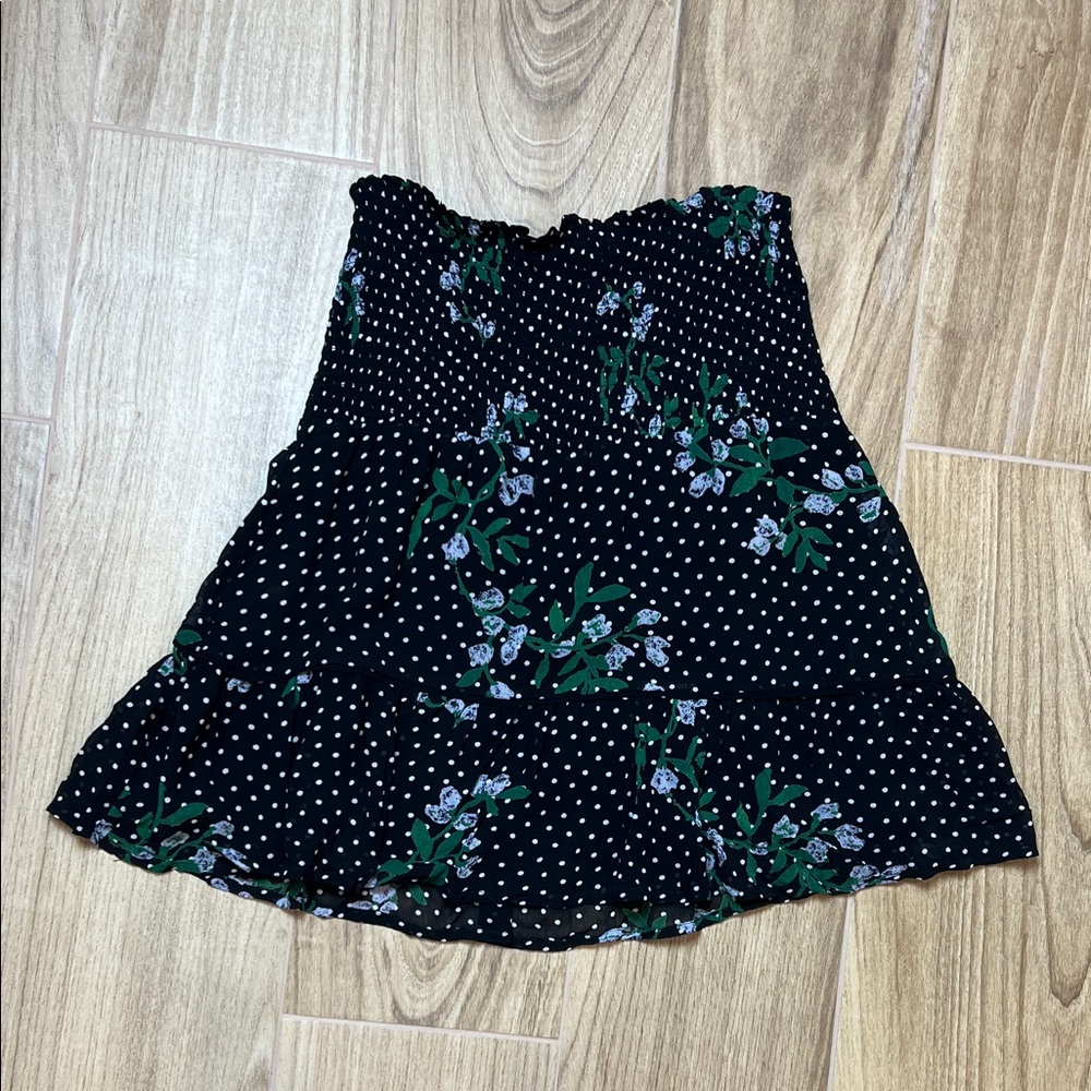 Ganni Rometty Georgette Floral Dotted Mini‎ Skirt